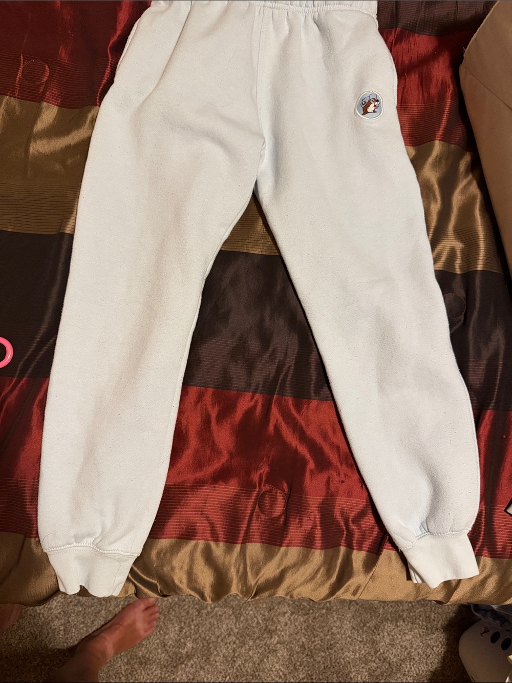 Buc-ee’s Kids Light Blue Fleece Jogger Pants -